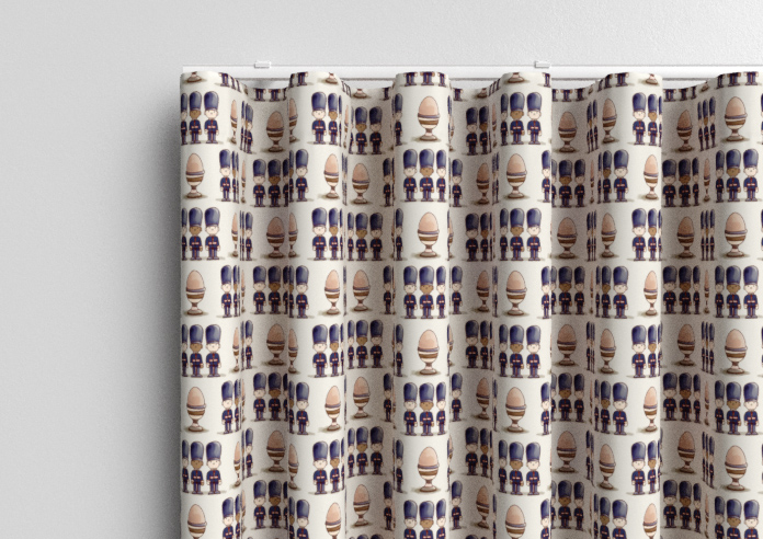 Kings Breakfast, Eggs Prince - Made to Measure Curtains - Image 13